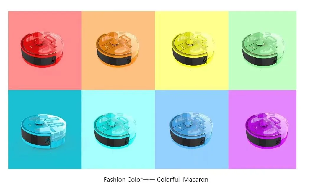 Robot de curățare colorat