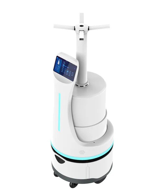 Reeman Circular Chassis Spray Dezinfectare Robot Aspect Upgrade